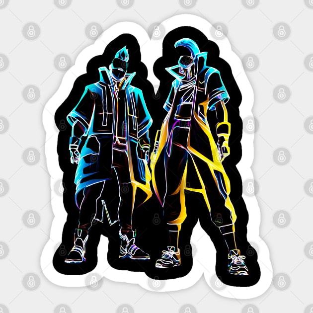 Fortnite couple Sticker by Sandee15